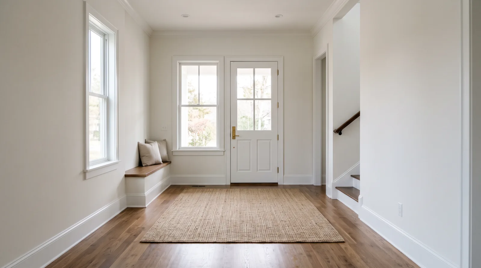 An empty, quiet room set up as a calm planning space for fiduciary paperwork-free discussion