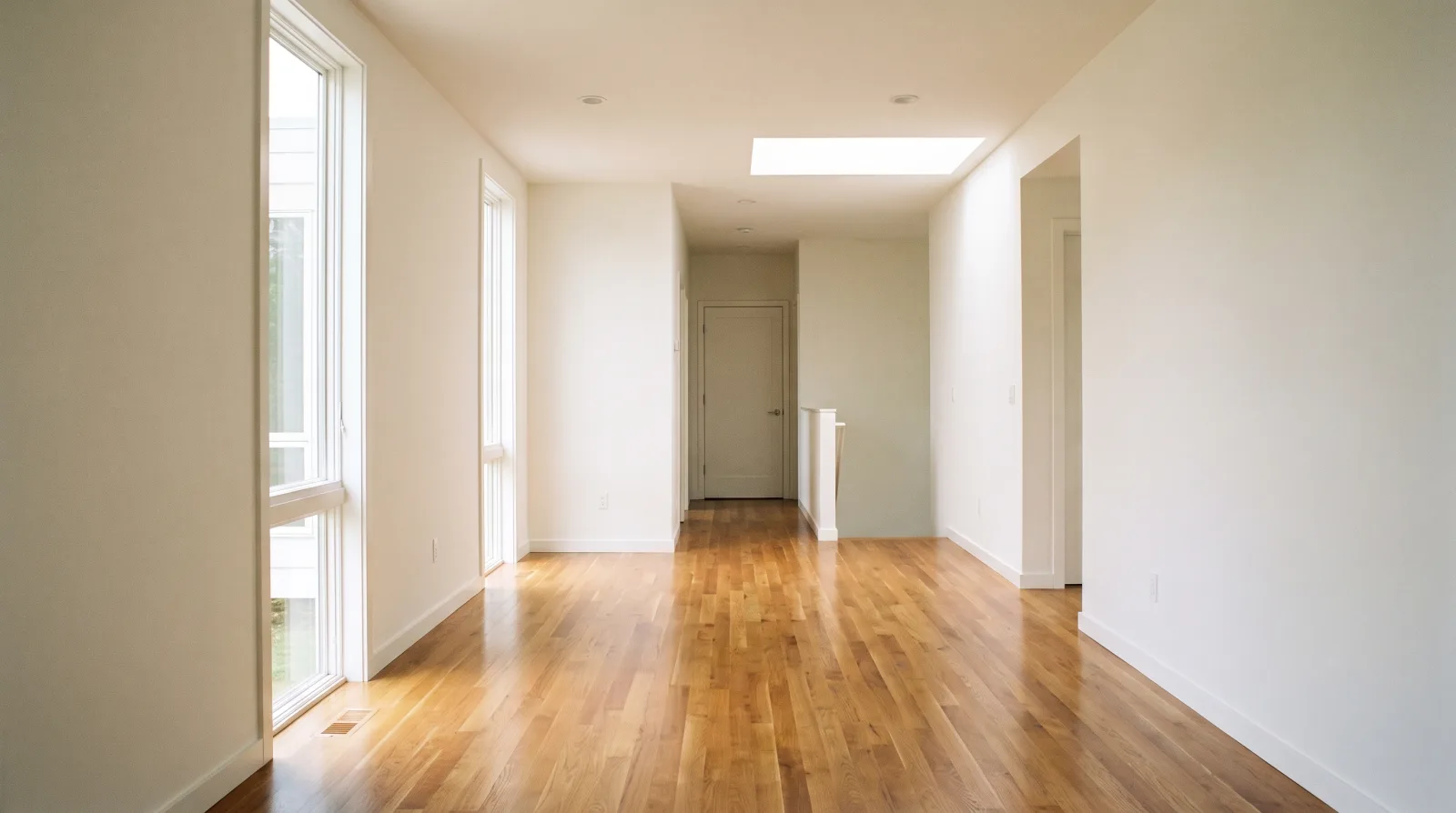 An empty, tidy room prepared for a private estate valuation consultation